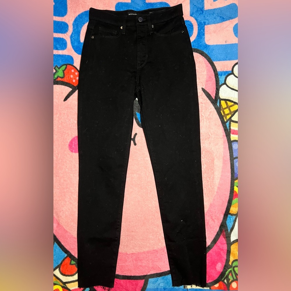 Banana Republic High-Rise Black Skinny Jeans